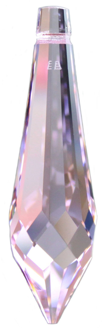 Swarovski® STRASS® Kristall Glas Facetten Zapfen 38mm/40mm/50mm rosaline