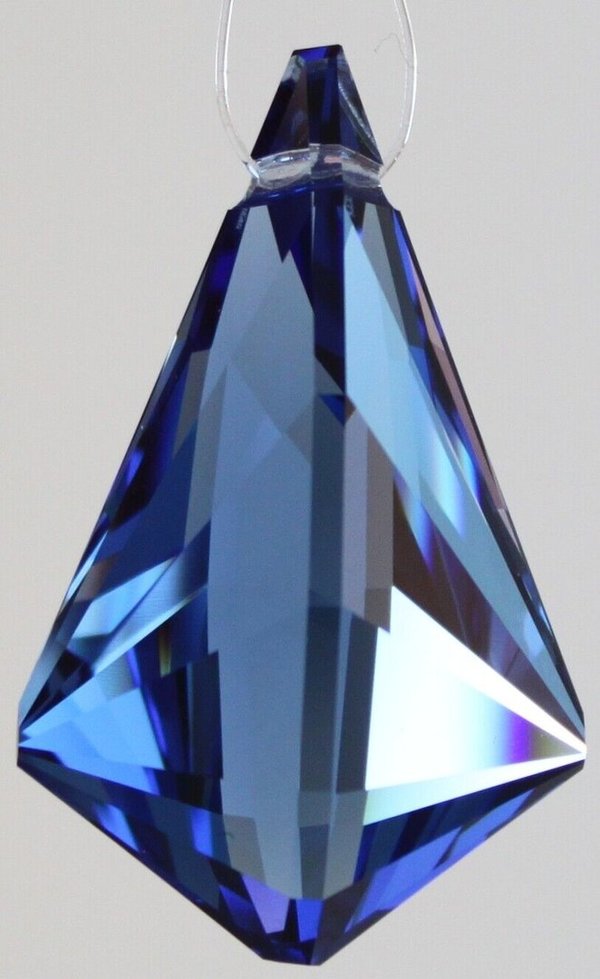 Swarovski® STRASS® Kristall Glas Tropfen VIBE 38mm dark Sapphire