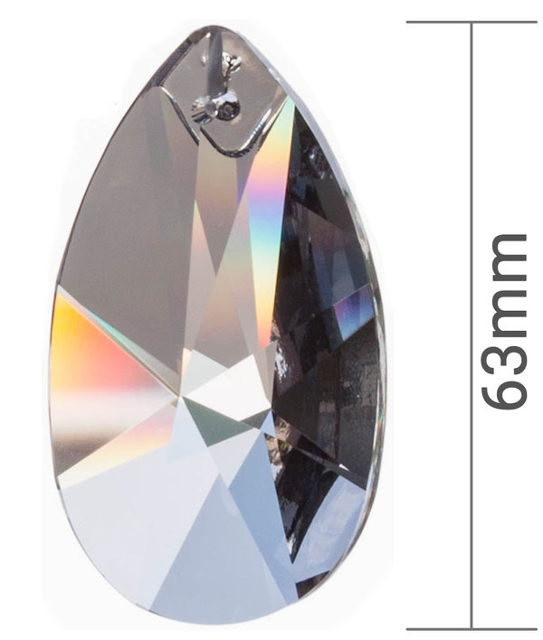 Kristall Glas Tropfen Sonne 63mm - 30% PbO Bleikristall