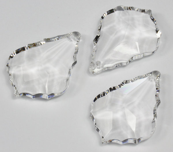Kristall Glas Tropfen Barock 38mm - 30% PbO Bleikristall