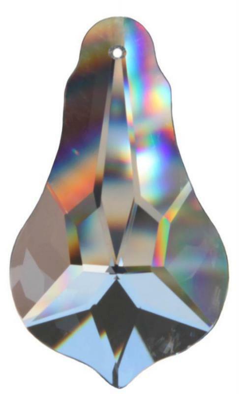Kristall Glas Tropfen Barock SUN 63mm - 30% PbO Bleikristall