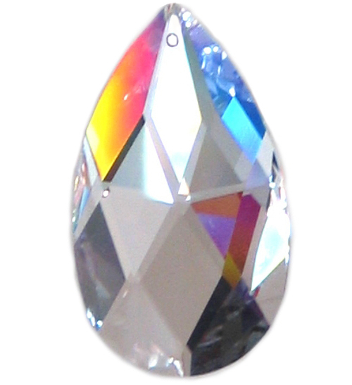 Kristallglas Tropfen Facette 76mm - SPECTRA® Crystal Swarovski®