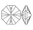 7 Stück Kristallglas Oktagons 20mm (2 Loch) - SPECTRA® Crystal Swarovski®