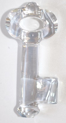 Swarovski® ELEMENTS® Schlüssel hellblau Designed by Yoko Ono
