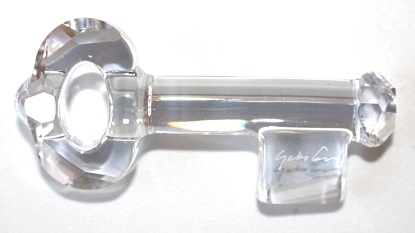 Swarovski® ELEMENTS® Schlüssel hellblau Designed by Yoko Ono