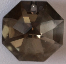 10 Stück Oktagon 14mm crystal bronze shadow 1 Loch – Swarovski® STRASS®