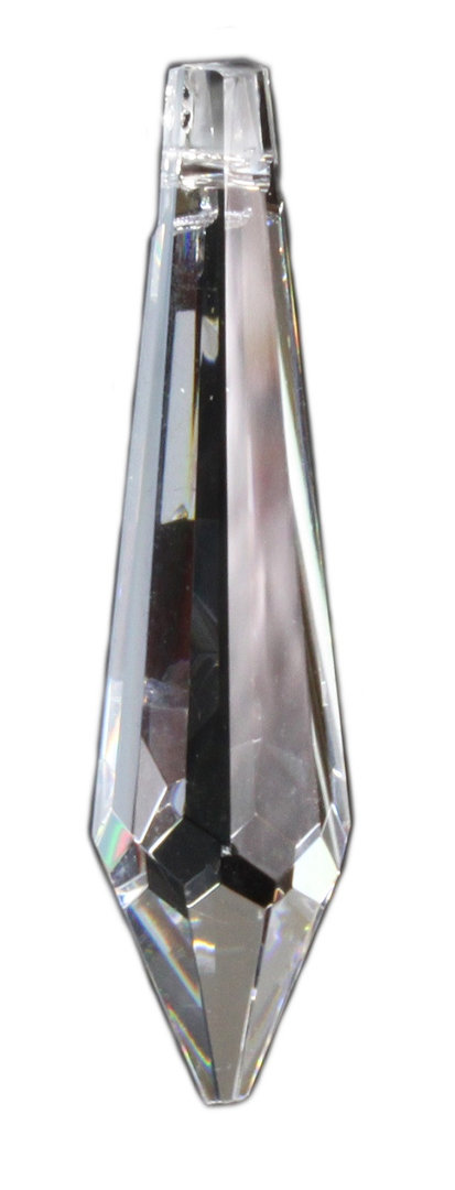 1 Stück Zapfen Prisma 50mm 30% PbO Bleikristall
