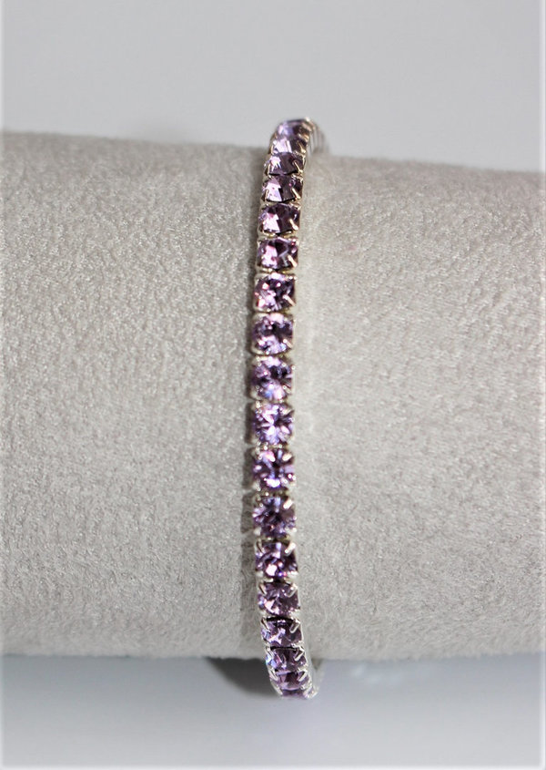 Swarovski® ELEMENTS® Crystal Stretch Armband violet