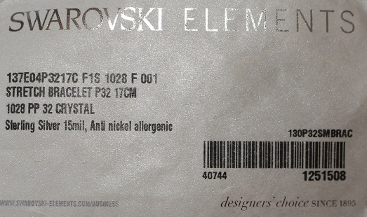 Swarovski® ELEMENTS® Crystal Stretch Armband CRYSTAL clear 17cm