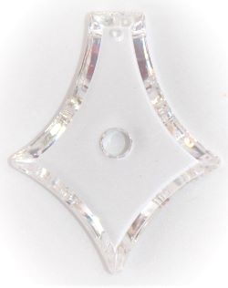 Kristall Glas Behang Speer 50mm - Jugendstil